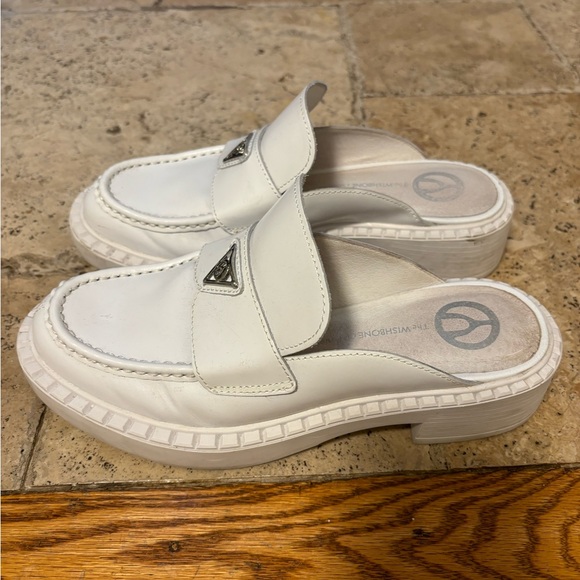 Wishbone ( by Browns) size 8 White leather Mules - Picture 4 of 4